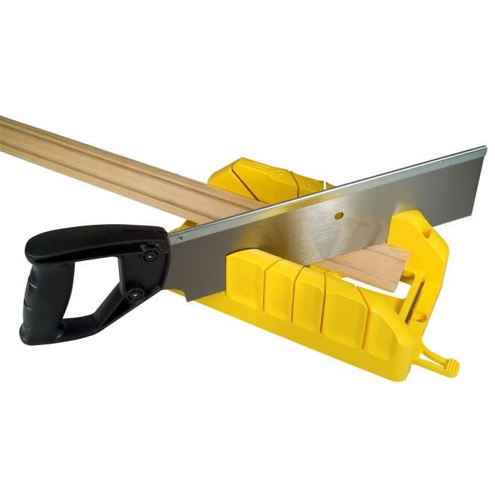 Plastic ABS Holster Cup + Stanley Integrated Back saw - 1-19-800 - 350 mm