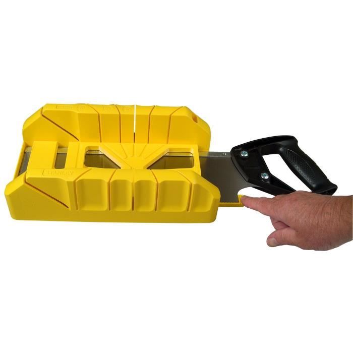 Plastic ABS Holster Cup + Stanley Integrated Back saw - 1-19-800 - 350 mm