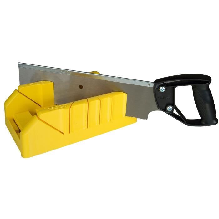 Plastic ABS Holster Cup + Stanley Integrated Back saw - 1-19-800 - 350 mm
