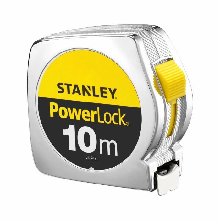 Metre ruban - STANLEY - 1-33-442 - 10 m x 25 mm - Powerlock Classic ABS