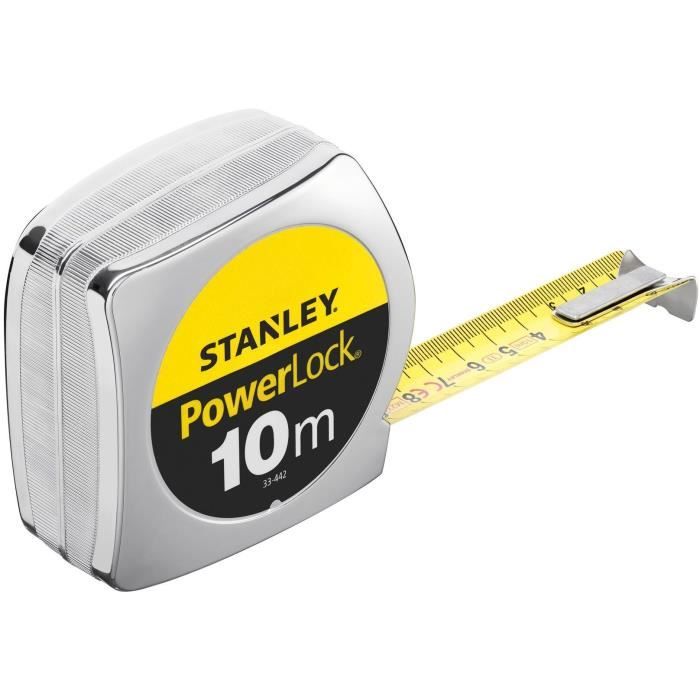 Metre ruban - STANLEY - 1-33-442 - 10 m x 25 mm - Powerlock Classic ABS