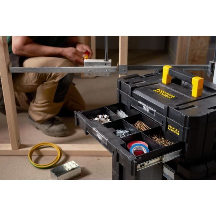 STANLEY Tstak-Fatmax Large Volume Case with Tool Holder 23L - 44 x 33.17 x 32.61 cm - FMST1-71971