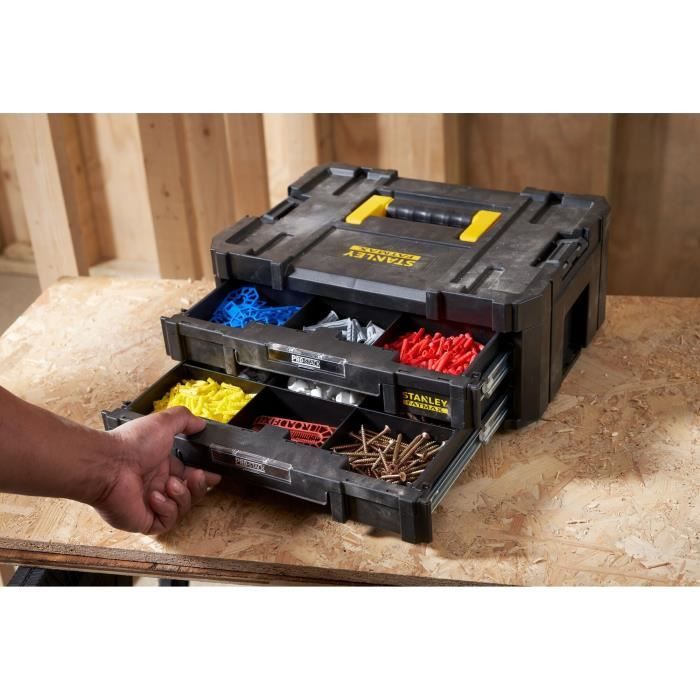 STANLEY Tstak-Fatmax Large Volume Case with Tool Holder 23L - 44 x 33.17 x 32.61 cm - FMST1-71971