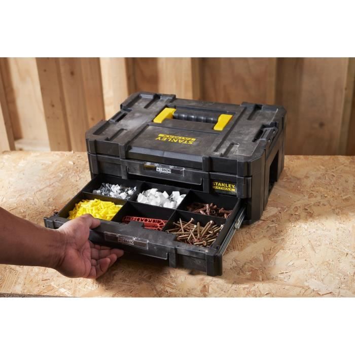 STANLEY Tstak-Fatmax Large Volume Case with Tool Holder 23L - 44 x 33.17 x 32.61 cm - FMST1-71971