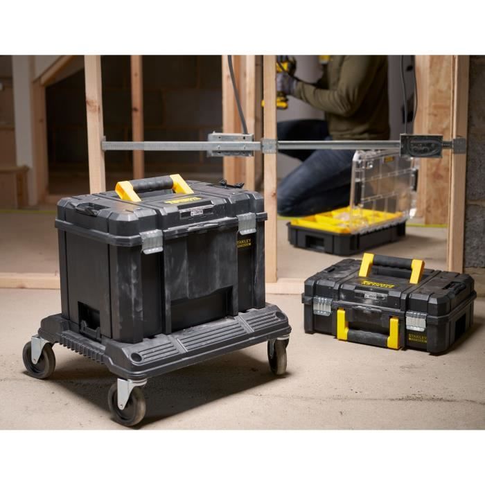 STANLEY - TSTAK  FATMAX Roller Module - FMST1-71972 - 360 ° swivel wheels for easy maneuvering