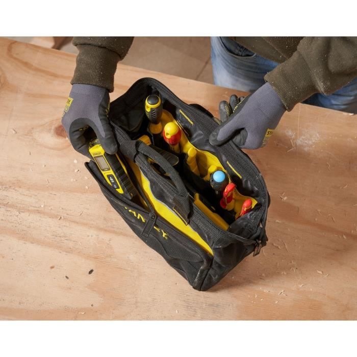 STANLEY 4 compartments empty belt tool holder