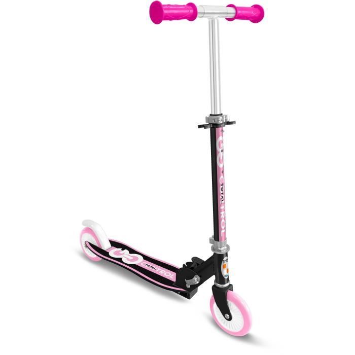 Foldable scooter - STAMP - SKIDS CONTROL - Ergonomic deck - Pink
