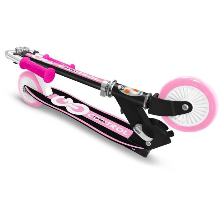 Foldable scooter - STAMP - SKIDS CONTROL - Ergonomic deck - Pink