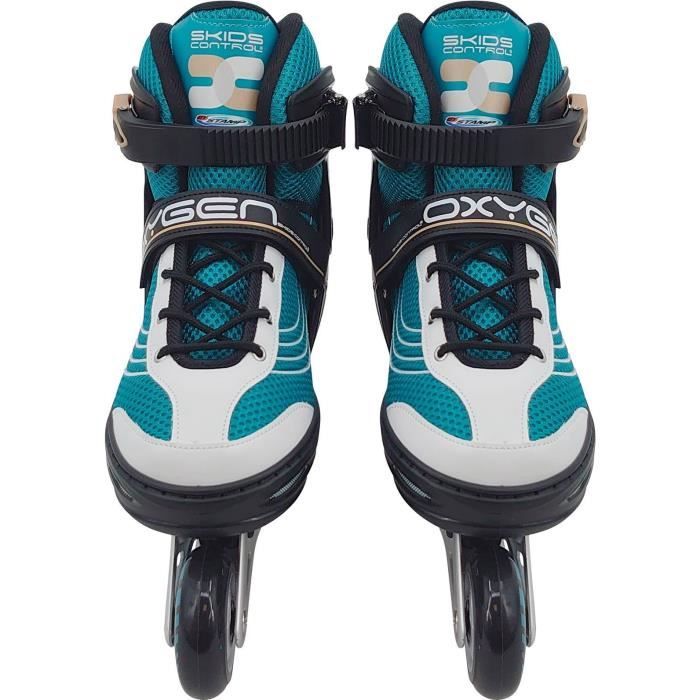 Adjustable semi-soft In-line inline skate - size 42-45 - SKIDS CONTROL OXYGEN - OX794303