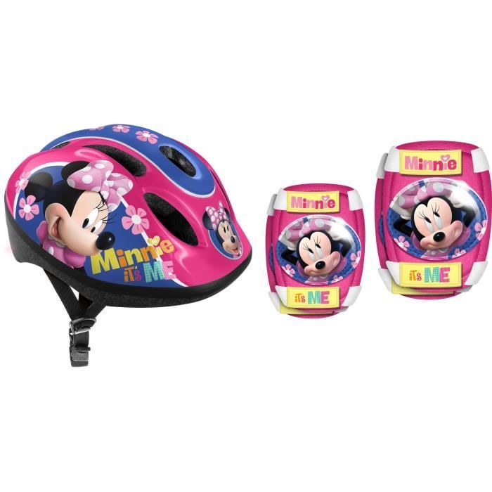 DISNEY MINNIE Combo helmet + knee pads + elbow patches