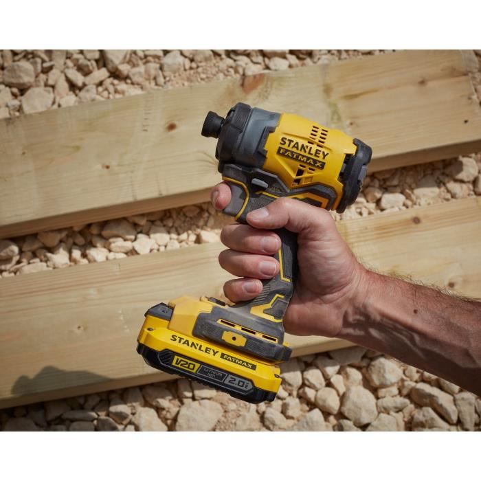 Impact screwdriver - STANLEY FATMAX V20 - SFMCF810D2K-QW - 170 Nm Brushless - Lithium 18V - 2 Batteries 2Ah
