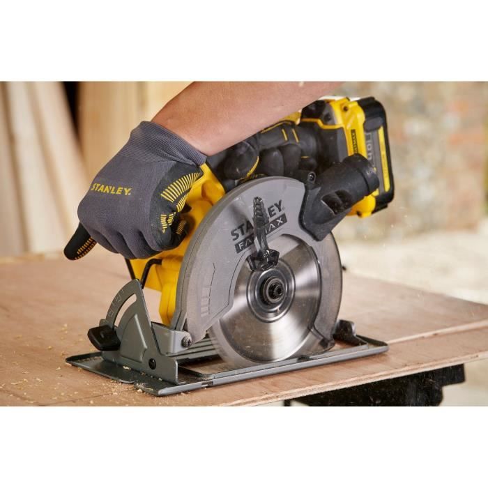 Circular Saw - STANLEY FATMAX V20 - SFMCS500B-XJ - 165 mm - Lithium 18V - Without Battery