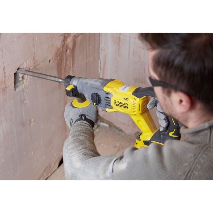 Stanley FatMax 18V SDS Plus Brushless Drill - 2 Joules - 2 4.0Ah Batteries - 3 Working Modes