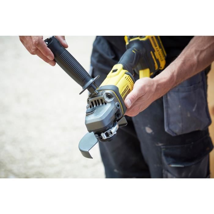 125 mm grinder - 18V Lithium - 1 4Ah Battery - STANLEY FATMAX V20 - SFMCG400M1K-QW