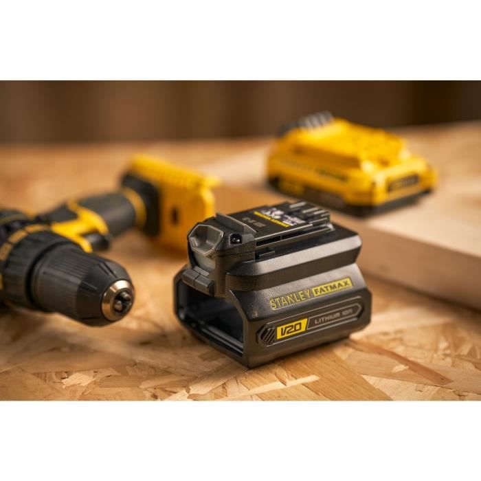 Battery Adapter - STANLEY FATMAX V20 - SFMCB100-XJ - On 18V Tools 2019 Range