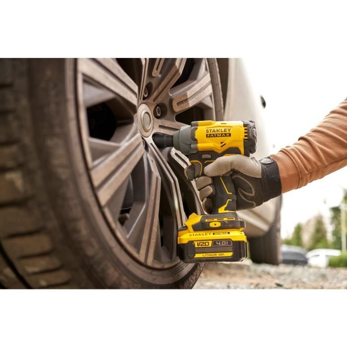 Impact wrench - STANLEY FATMAX V20 - SFMCF920B-XJ - 1/2 Brushless 370 Nm - Lithium 18V - Without Battery