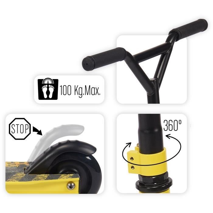 STAMP Yellow Freestyle Scooter