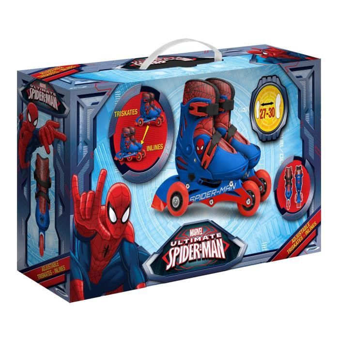 SPIDERMAN Inline Skates Adjustable Size 27-30
