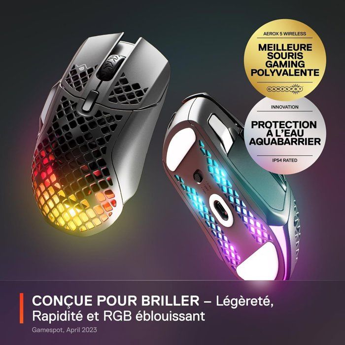 Gaming mouse - STEELSERIES - Aerox 5 Wireless
