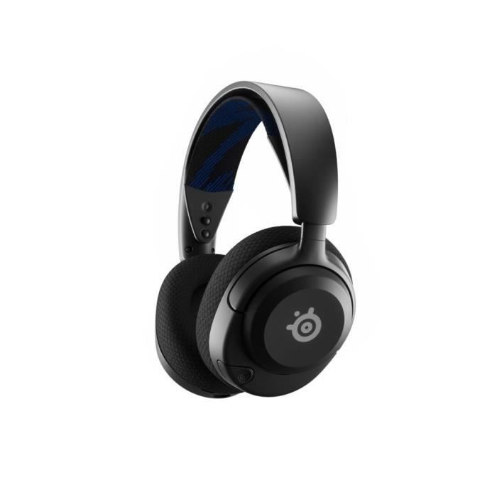 Wireless Gaming Headset - STEELSERIES - Arctis Nova 5P - Black - ClearCast 2.0 - 36 hour battery life