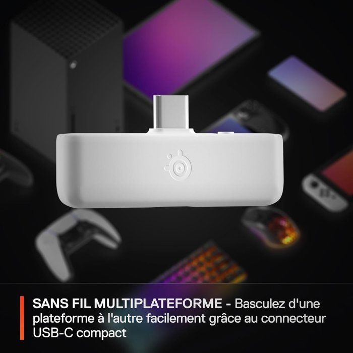 Wireless Gaming Headset - STEELSERIES - Arctis Nova 5X - White
