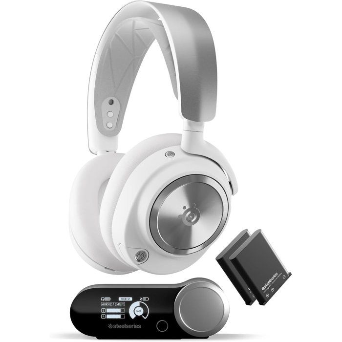 Wireless Gaming Headset - STEELSERIES - Arctis Nova Pro - White