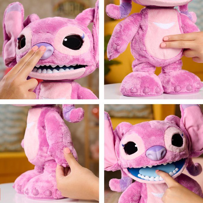 Interactive Plush Toy - STITCH - Angel Ultimate Live Action - 23 cm - Over 100 sounds and movements