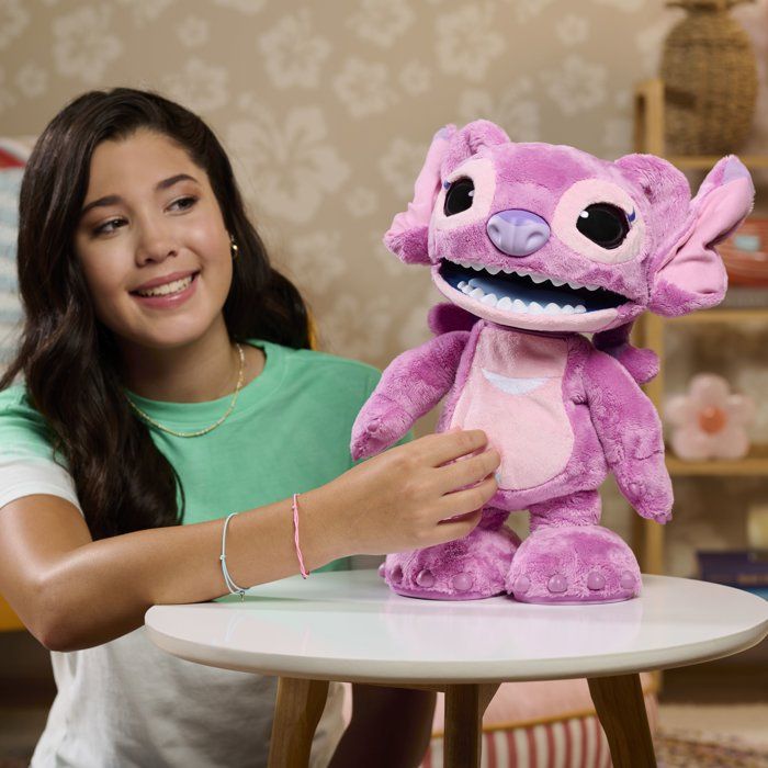 Interactive Plush Toy - STITCH - Angel Ultimate Live Action - 23 cm - Over 100 sounds and movements
