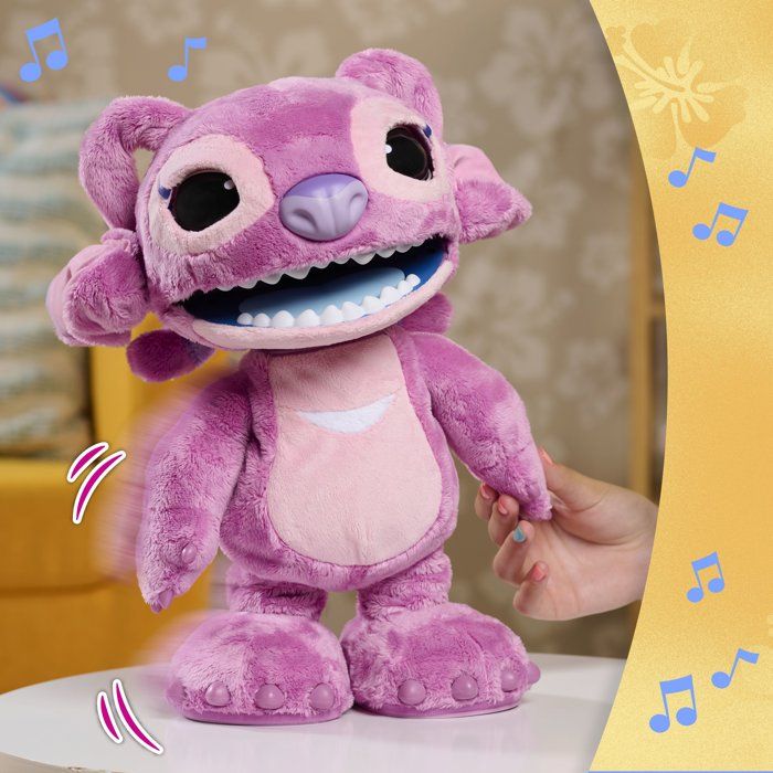 Interactive Plush Toy - STITCH - Angel Ultimate Live Action - 23 cm - Over 100 sounds and movements