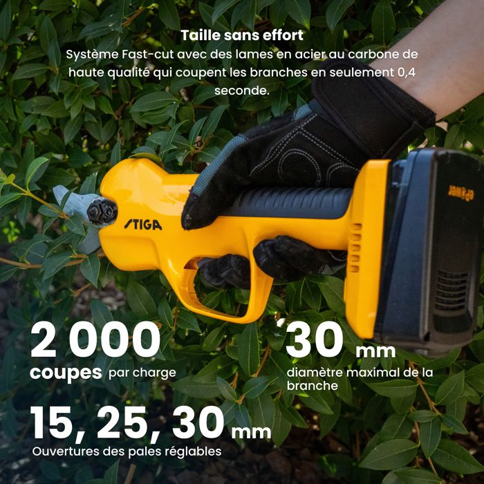 STIGA SC 100e pruning shears kit