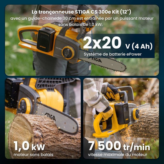 STIGA CS 300e Kit Chainsaw