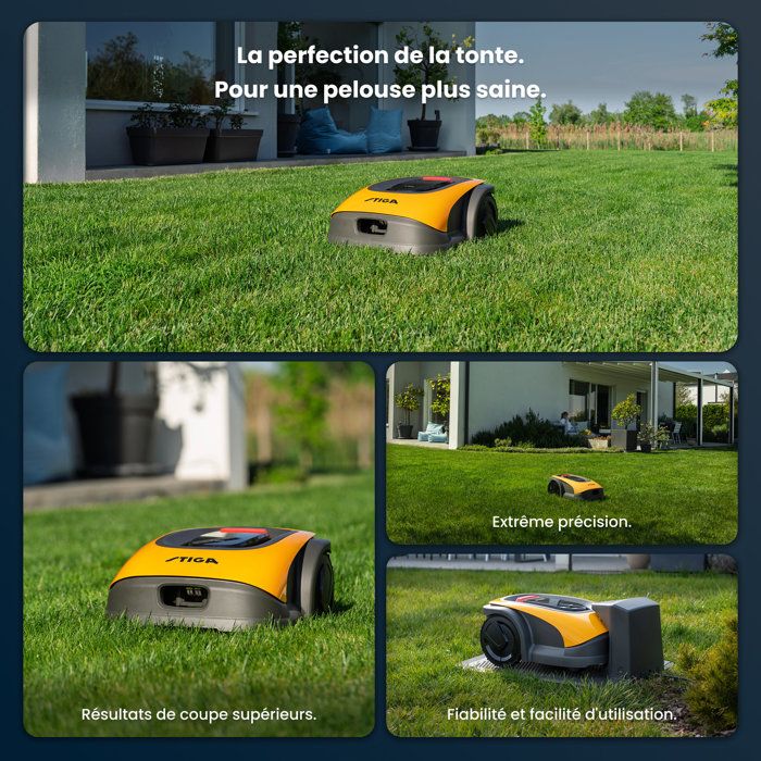 STIGA A 1000 autonomous robot lawn mower - Works with battery