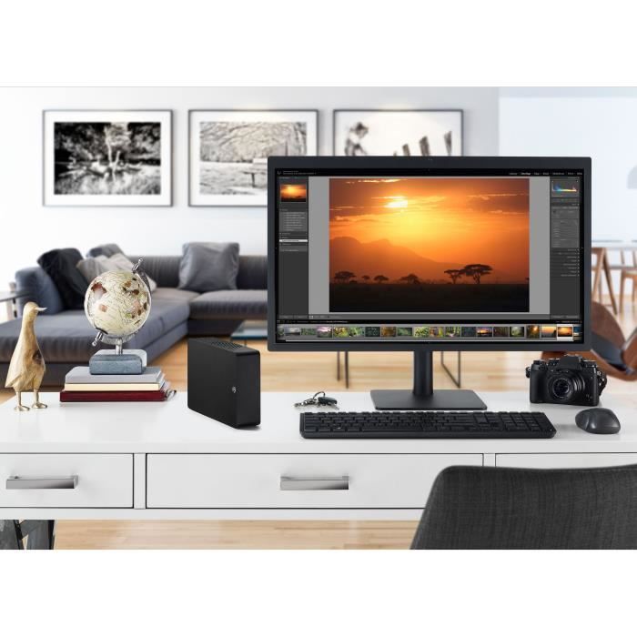 External Hard Drive - SEAGATE - Expansion Desktop - 8TB - USB 3.0 (STKP8000400)