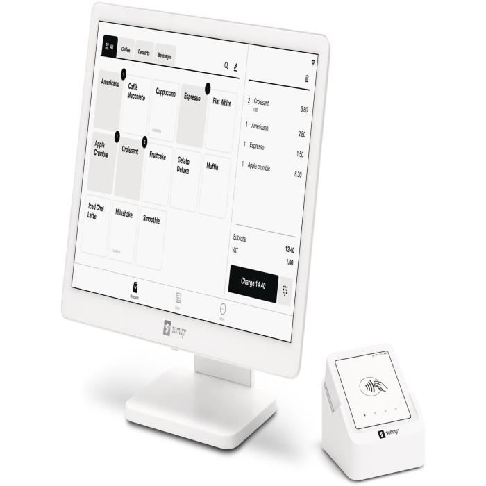 Lite Cash Register System and Solo Terminal - SUMUP - POS Lite + Solo card reader