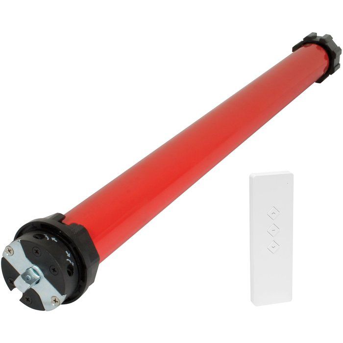 Radio roller shutter motor + remote control RM10MMB - SUPERROLLO - SR20915 - Diameter 60 mm - 10 Nm - Max. curtain weight 22 kg