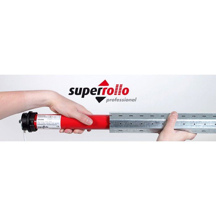 Radio roller shutter motor + remote control RM30MMB - SUPERROLLO - SR20935 - Diameter 60 mm - 30 Nm - Max. curtain weight 66 kg