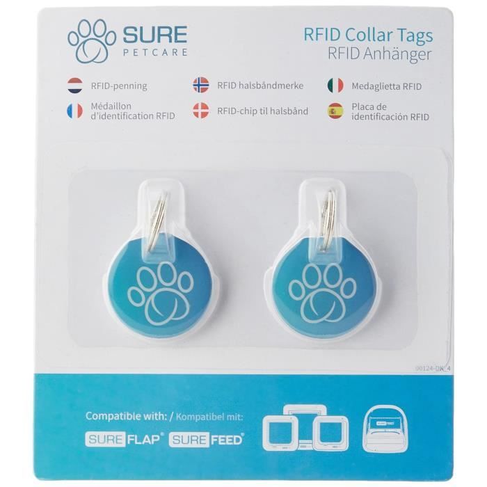 SUREFLAP Lot of 2 radiofrequency identification medallions