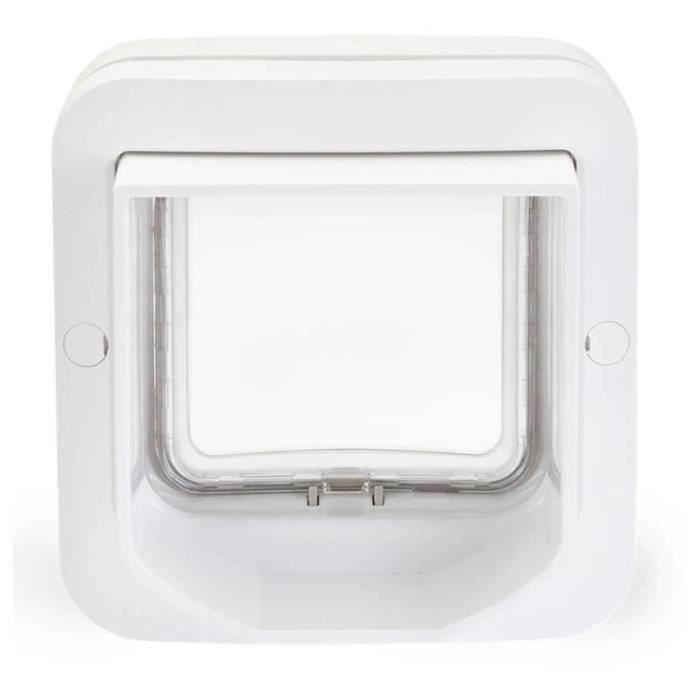 SUREFLAP Chatiere A electronic chip DualScan - White - 142 mm x 120 mm (Memorization of a maximum of 32 chips)