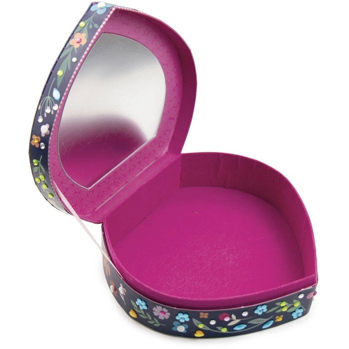 Sycomore - Heart jewelry box Dimensions: 20 x 6 x 18.5 cm to personalize
