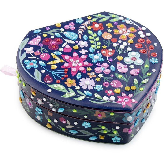 Sycomore - Heart jewelry box Dimensions: 20 x 6 x 18.5 cm to personalize