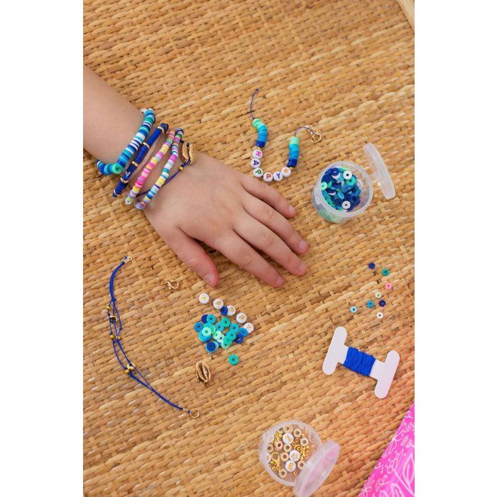 Sycomore - Create 7 Heishi Cobalt bracelets