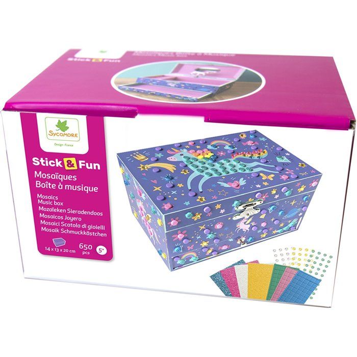 Sycomore - Music box Dimensions: 19 x 12.5 x 11.8 Personalize