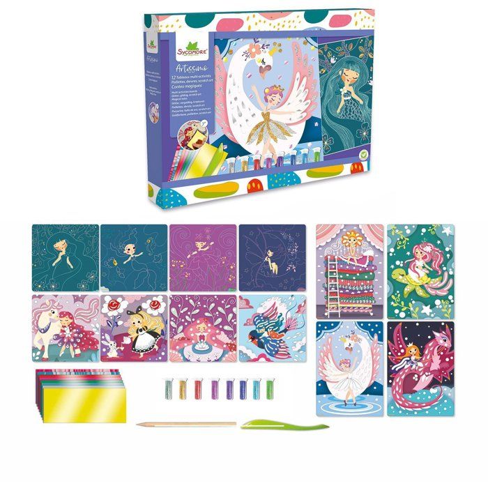 SYCOMORE - 12 Multi Activities - Magic Tales - Multicolores