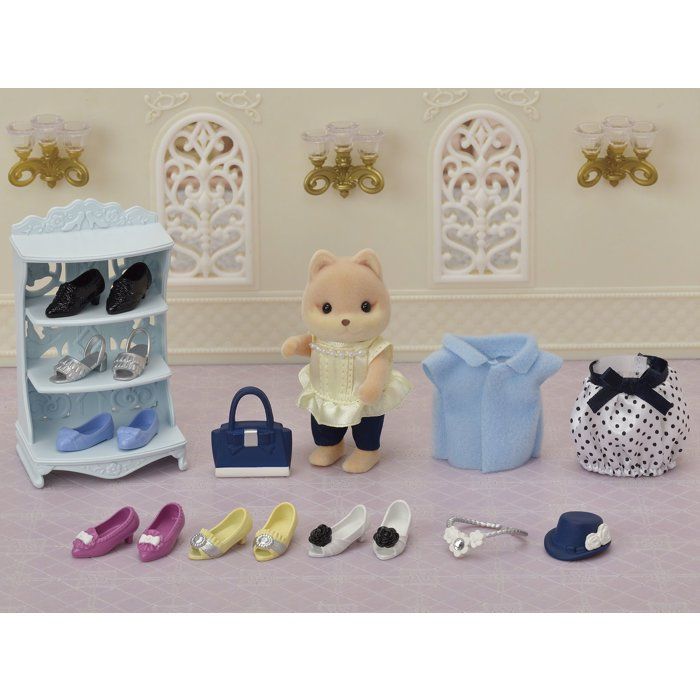 SYLVANIAN FAMILIES Fashion and big sister caramel dog suitcase For Children