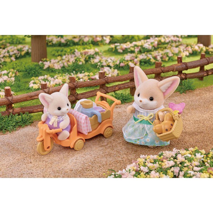 The picnic set of Fennec - Sylvanian Families brothers and sisters