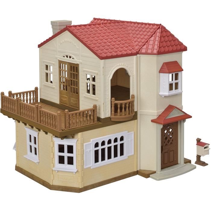 Miniature figurines - SYLVANIAN FAMILIES - 5708 - The big lit house and its secret room