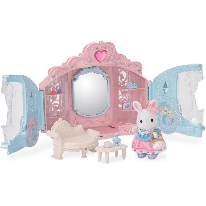 Playset - SYLVANIAN FAMILIES - Princess Dressing - Carriage and Snow Rabbit Girl