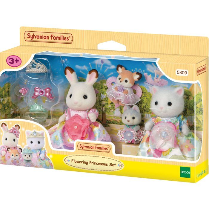 Princesses in flower dresses - SYLVANIAN FAMILIES - 5809