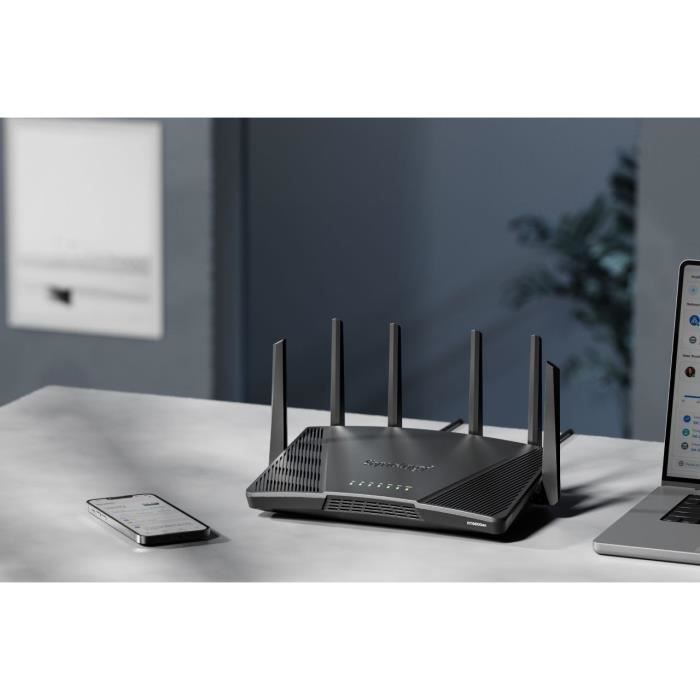 Router - Synology RT6600AX Desktop Wireless Triband -Router - Wireless - 4 Port switch