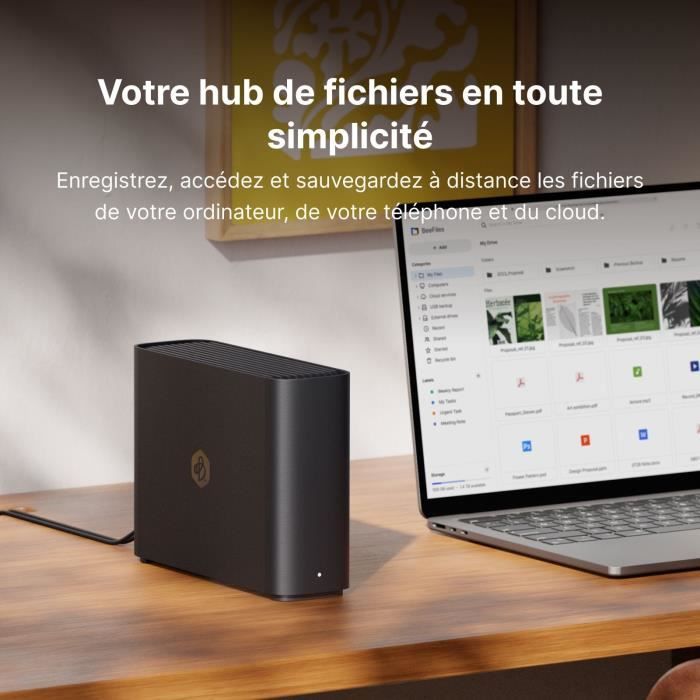 NAS Server - SYNOLOGY - BST150-4T  BeeStation 4TB - Simultaneous backup of Windows files and iOS/Android photos